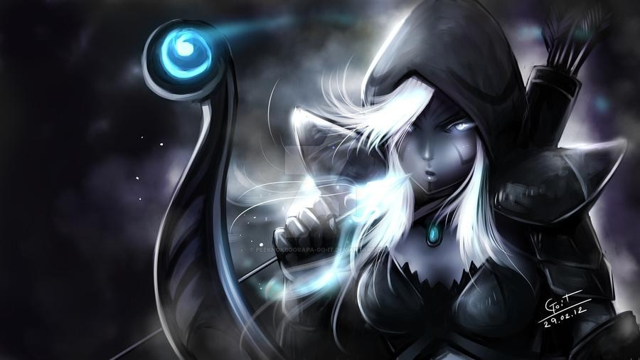 fan_art__drow_ranger_dota_2_by_peeknokbo