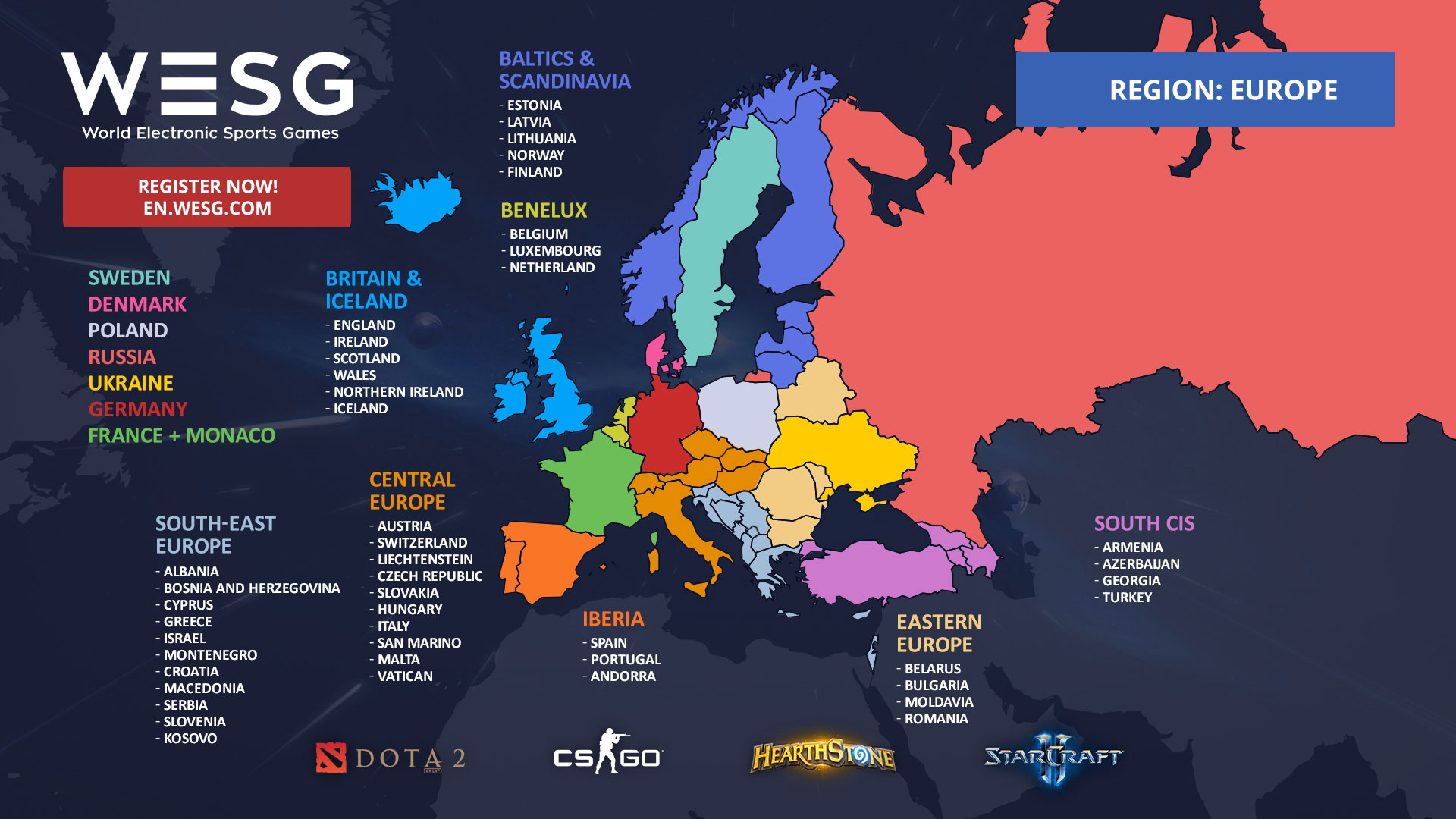 Region eu. Карта киберспорта. Карта киберспорта в России. Восточная Европа дота 2. Инфографика киберспорт.
