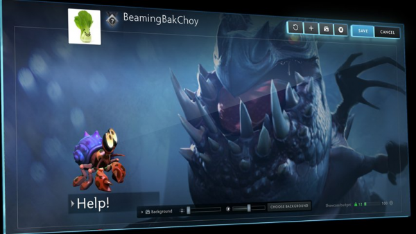В Dota 2 обновили витрину профиля
